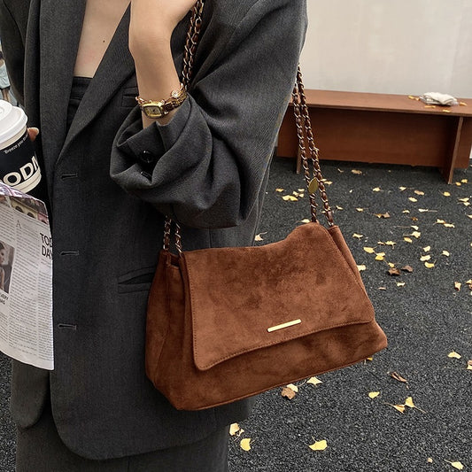 Sac à main en daim OPALINE