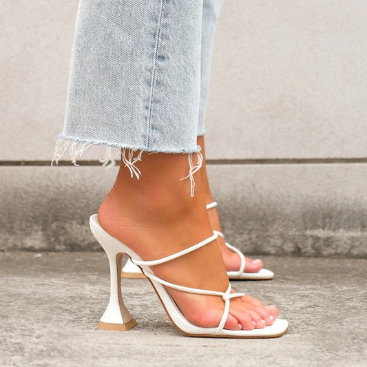 Mules à talons haut