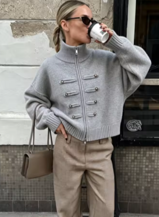 Gilet tricoté Leana