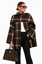 Veste carreaux Olivia