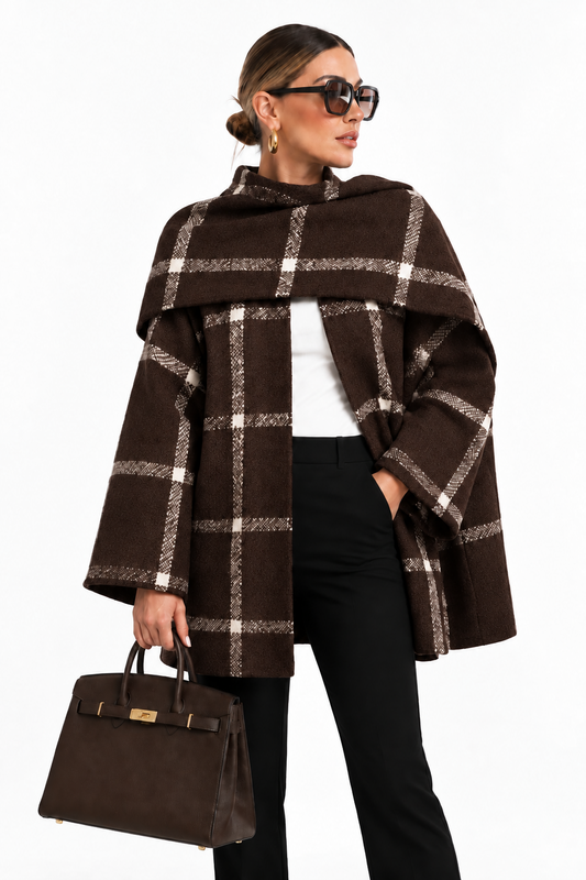 Veste carreaux Olivia